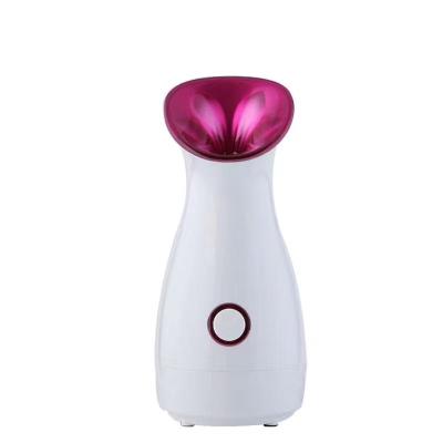 China Portable Male Female Ion Mist Sauna Spa Humidifier Nano Home Moisturizer Atomizer Moisturizing Pore Spa Private Label Face Steamer for sale