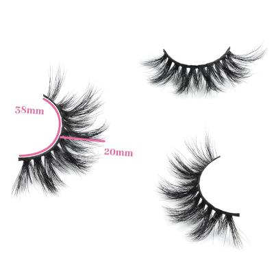 China Natural Soft Multilayer Handmade Roots With Distinct 3D Soft Mink Hair Thick Cross False Eyelashes for sale