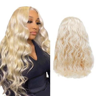 China Airy Honey Blonde Human Hair Lace Front Wigs Honey Blonde Frontal Wig for sale