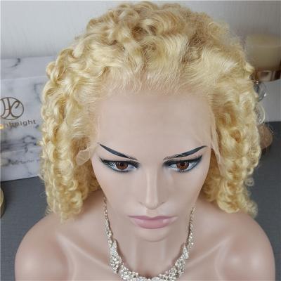 China Blonde Airy Lace Front Human Hair Wig Frontal Lace Human Hair Wig for sale