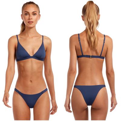 China Custom Made Anti-UV Seamless Two Piece Bikini Makers Swimsuit Manufacturers Swimsuit for sale