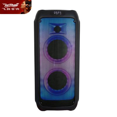 China Loudest BT Speakers Party 30W LED Flashing Light Rechargeable Living Outdoor Portable Karaoke Box Loudspeaker Blaze MIC Home Light Wireless Speaker for sale