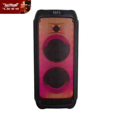 China DLNA FEIYANG 5.5 Inch Portable Speaker Dual Light tws Flame Powerful Home Theater Sound System for sale