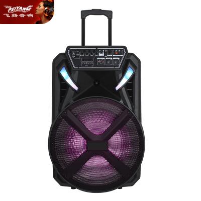 China Dolby mobile AUX digita. 15 Inch Outdoor Wireless Portable Music Speaker TWS BT TF FM Speakers With Subwoofer for sale