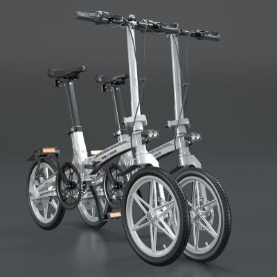 China New Style Fashion Folding EBike Aluminum Alloy Portable 16 Inch City Folding E-Bike From China Supplier for sale