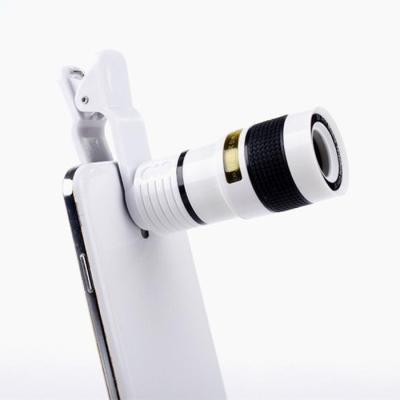 China WFX-500 Universal Manual Zoom Camera Lens 8X Telephoto Telescope Mobile Phone Removable Camera Lens for sale