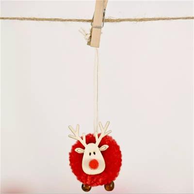 China Christamas Home Decoration Christmas Tree Decoration Pendant Christmas Felt Deer Navidad Pendant Noel Decoration New Year 2021 for sale