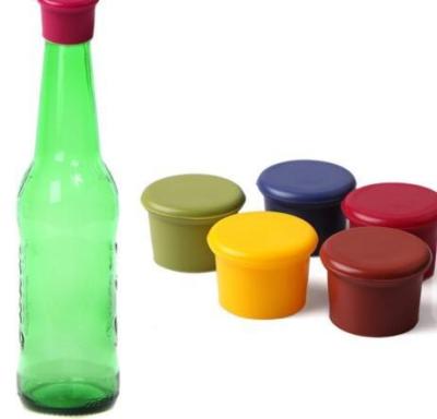 China Sustainable Delidge Wine Bottle Stopper Silicone Bar Tools Storage Wine Bottle Stoppers Kitchen Champagne Wine Stopper for sale