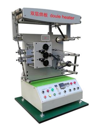 China Multicolor Automatic Flexographic Type Cloth Ribbon Label Poly Printing Machine Factory Printing Machine for sale