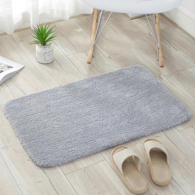 China Washable Rubber Bathroom Mat Foot Mat Yarn Backed Coil Printed Logo Mat Door Mat for sale