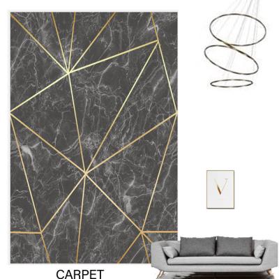 China 3D anti-slip modern crystal velvet printed blankets for living room for sale