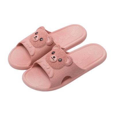 China Custom thick soled soft slippers summer women fashion trend PVC slippers bathroom male quiet home lady for sale