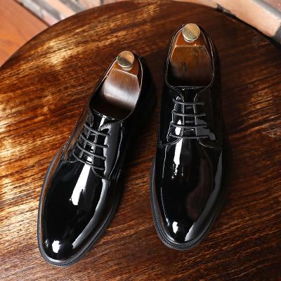 China Factory direct round custom design genuine leather brogue and oxford stylish shoes lace up stylish shoes for men for sale