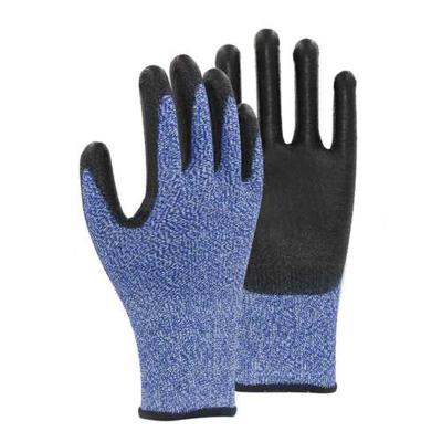 China Long lasting durable industrial use 13 gauge nitrile coated to cut heavy duty working hand protective gloves safty for sale