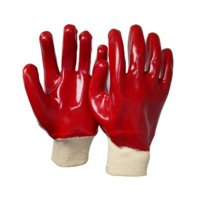 China Durable Oil Resistant Jersey Scratching Safety Gloves Nitrile And Cotton Dipped Working Gloves for sale