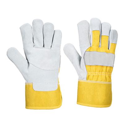 China Durable Occupational Safety Gloves Scare Split Leather Gloves Working Gloves for sale