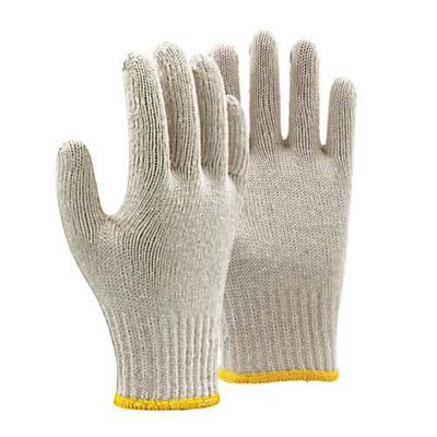 China Factory Wholesale Durable Polyester Or Nylon Disposable Safety Work Hand Gloves Cotton Knitted Gloves for sale