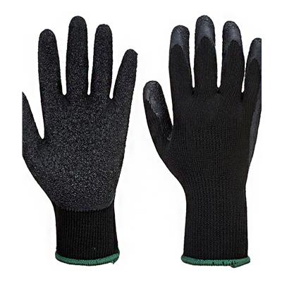 China Durable Protective Resistance 21s Safety Work Gloves Ply Coated Latex For Industrion for sale