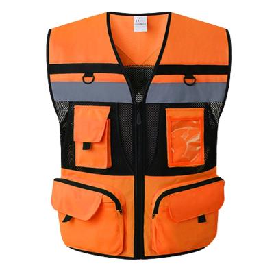 China Water Proof China Manufacturer Construction Security Reflective Vest Railway Road Workers Work Safety Vest for sale