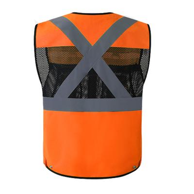 China Water Proof Standard High Visibility Class 2 Muli-Fuction Safety Reflective Vest for sale