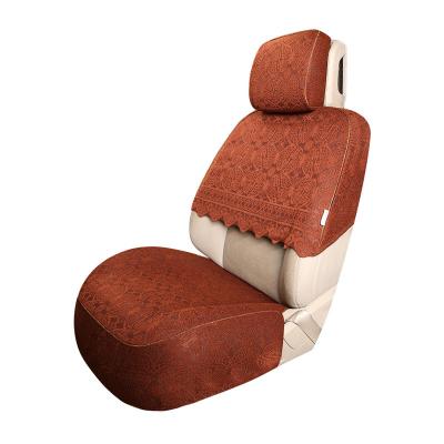 China Business/Wholesale luxury car lace cushion canvas seat cover available four seasons seat cover universal special car special border for sale