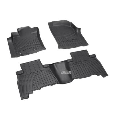 China Camouflage Forest Factory Supply Custom Car Floor Mat MOQ1 4 Pieces OEM Universal Rubber Car Floor Mats Carpets For Automotive Interior Foot Mats for sale