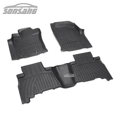 China Business/Custom Wholesale Universal Foot 5D Soft Automotive Waterproof Durable Luxury 4 Pieces Car Floor Mats Car Floor Mats for sale