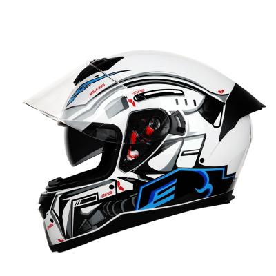 China ABS Helmet Full Cover Personality Motorcycle Racing Helmet Full Face Helmet for sale