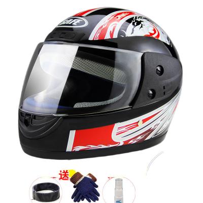 China ABS GoMechanic Anymal Series Full Face Motorcycle Helmet With Sun Visor Bike Helmet (Black) for sale