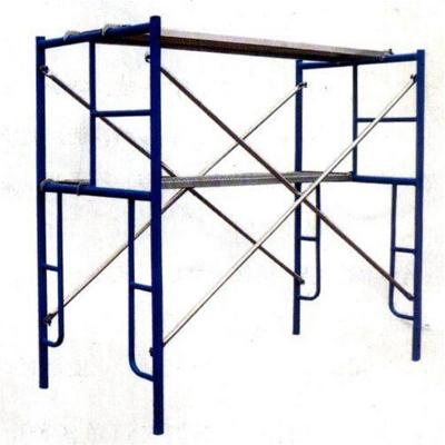 China Good Quality Mobile Industrial Scaffoldings Used Price Steel Iron Painted Galvanized Ladder H Frame Scaffoldings for sale