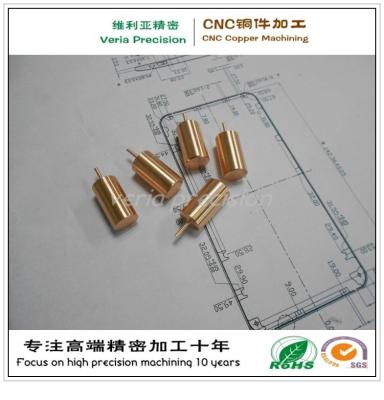 Chine CNC Precision Machining Brass Composant / CNC usiné Cuivre partie pour Hardware pièce de rechange à vendre