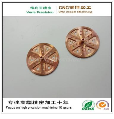 Chine Laiton de précision CNC usinage partie / usiné CNC partie cuivre pour pièce de rechange de matériel à vendre