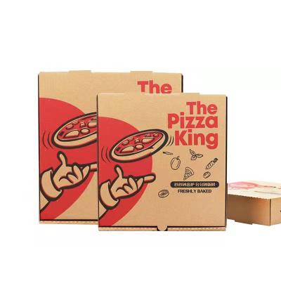 China BoDuo Factory Price Recyclable Custom Logo Printed Food Paper Pizza Packaging Box for sale