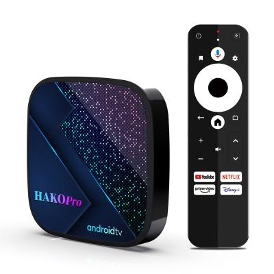 China Google Certified Hako Smart TV Box Pro TV Model Amlogic S905y4 2gb 8gb 4k Dual Band Media Player Wifi Iptv Set Top Box New for sale