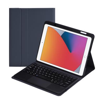 China Wireless new for ipad9 10.2 wireless BT keyboard case comes with a detachable pen slot for sale