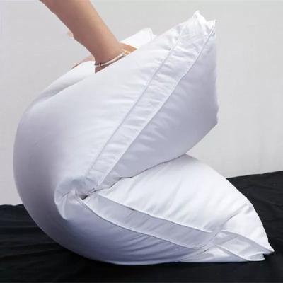 China Luxury Memory Hotel Hospital Pillow Memory Soft Cotton Pillow for sale