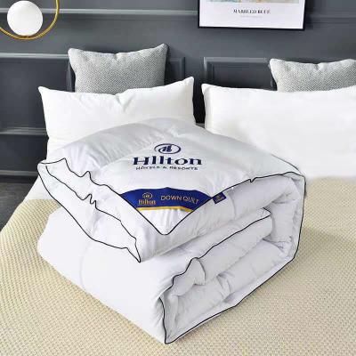 China Sustainable hotel hilton quilt polyester multi kg selection duvet summer winter comforter for sale for sale