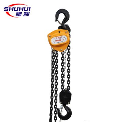 China Chain Hoist Easy Manual Block Chain Hotels Installation Chain Hoist for sale