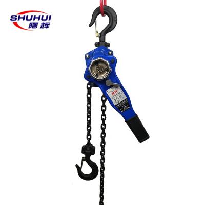 China Hotels 9 Ton Hand Lever Chain Crane Chain Lever Lifting Block for sale