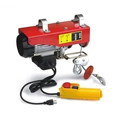 China Hotels 1000kgs Pa Type Mini Electric Wire Rope Chain Hoist for sale