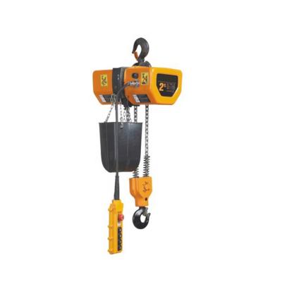 China Hotels Portable 1 Ton Compact Series Electric Chain Hoist With Hook HHBD Type, Electric Chain Block for sale