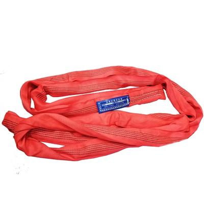 China 2T Polyester One Way Belt Green Color Polyester Webbing Sling One Way Sling for sale