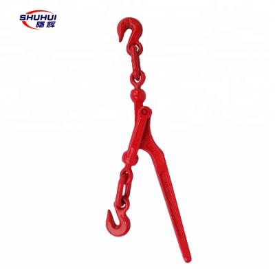 China ALLOY maker drop forged hardware tool load rigging lever type binder with safety hooks for sale