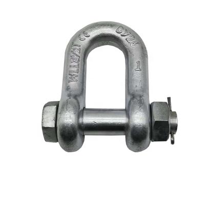 China Heavy Industry US Type Hot Dip Galvanized G2150 For Alloy Steel D Shackle for sale