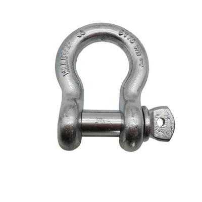 China G2130 Heavy Industry Adjustable Bow Shackle With Safety Bolt And Nut for sale