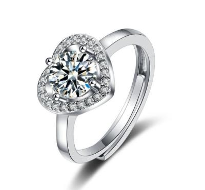 China Wholesale FASHIONABLE Love new fashion sweet heart-shaped ring female diamond for sale