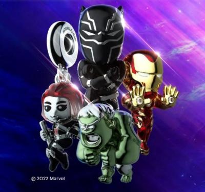 China New Arrival Fashionable Marvel's Avengers DIY Charms Wholesale 925 Silver Dangle Charms For Pandora Bracelets Jewelry Making for sale