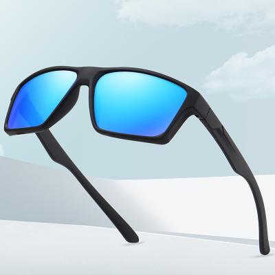 China Sports Sunglasses Fit TR Sunglasses Outdoor Sport Cycling Sunglasses Men Shape Polarized Sunglasses for sale