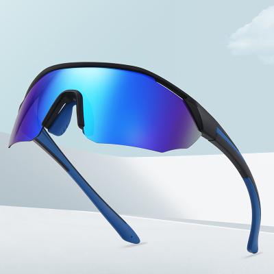 China Sports Sunglasses Polarized Outdoor Sports Cycling Sunglasses Half Frame Mens Fashion Custom Sunglasses for sale