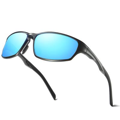 China OEM ODM Men's Fashion Sunglasses Aluminum Magnesium Polarized Sunglasses Sports Cycling Sunglasses for sale